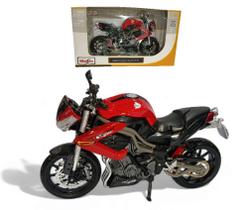 Miniatura de moto na escala 1/12 maisto