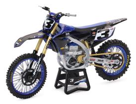 Miniatura de Motocicleta Diecast NewRay Yamaha YZ450F Eli Tomac 1/12