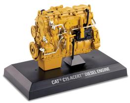Miniatura de motor caminhão a diesel acert caterpilla 112