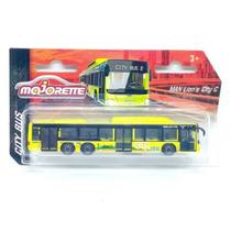 Miniatura De Ônibus Man LionS City C 1/100 Amarelo Majorette
