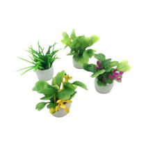 Miniatura De Planta Bonsai Para Casa De Bonecas, Mini Planta Decorativa Em Vaso, Modelo De Flor,