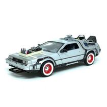 Miniatura De Volta Para O Futuro Delorean Time Machine 1/24 Welly Hb Company 22444
