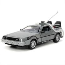 Miniatura De Volta Para o Futuro DeLorean Time Machine com Luz 1:24 Jada - 801310329115