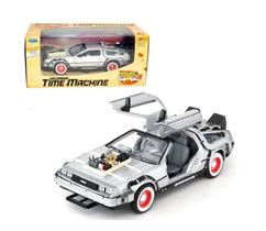 Miniatura Delorean De Volta Para o Futuro 3 Time Machine - 1/24 - Welly