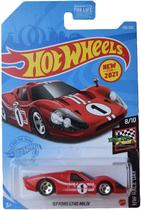Miniatura Die Cast Hot Wheels Ford GT40 Mk.IV 67 Vermelho 1:64 Miniatura Die Cast Hot Wheels Ford GT40 Mk.IV 67 Vermelho 1:64