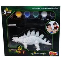 Miniatura Dinossauro Brinquedo Para Montar e Pintar