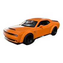 Miniatura Dodge Challenger SRT Demon Laranja RMZ 1:38 Miniatura Dodge Challenger SRT Demon Laranja RMZ 1:38