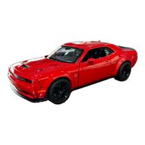 Miniatura Dodge Challenger SRT Hellcat Vermelho Metal 1:24