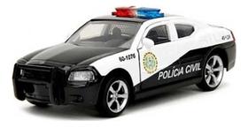 Miniatura Dodge Charger Polícia Escala 1/32 Velozes Furiosos Miniatura Dodge Charger Polícia Escala 1/32 Velozes Furiosos