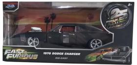 Miniatura Dodge Charger R/T 1970 fosco Velozes 1:24 Jada Miniatura Dodge Charger R/T 1970 fosco Velozes 1:24 Jada