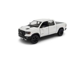 Miniatura Dodge Ram 1500 2019 Branco Metal 1:46 Miniatura Dodge Ram 1500 2019 Branco Metal 1:46