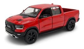 Miniatura Dodge Ram 1500 2019 Vermelho Metal 1:46