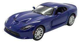Miniatura Dodge Viper Gts 2013 Azul Metal 1:36 Miniatura Dodge Viper Gts 2013 Azul Metal 1:36