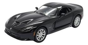 Miniatura Dodge Viper Gts 2013 Preto Metal 1:36 Miniatura Dodge Viper Gts 2013 Preto Metal 1:36
