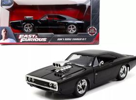 Miniatura Dom's Dodge Charger R/T 1970 Velozes e Furiosos Jada 1:24