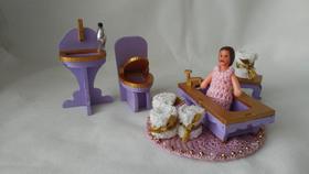 Miniatura em MDF decorada