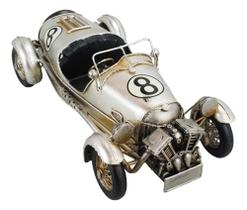 Miniatura Enfeite Metal Carro Esportivo Antigo Grande - 30cm