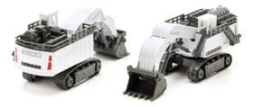 Miniatura Escavadeira Liebherr R9800 Mineração Siku 187 Metal Escala HO Colecionável