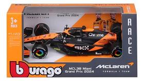 Miniatura F1 2024 1:43 Burago Oficial Formula 1 Colecionável