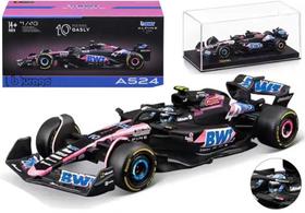 Miniatura F1 Alphine BWT A524 2024 com piloto Burago 1/43