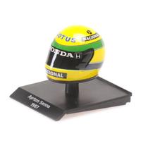 Miniatura F1 Ayrton Senna Capacete 1987 1:10 Minichamps