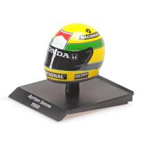 Miniatura F1 Ayrton Senna Capacete 1988 1:10 Minichamps