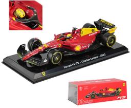 Miniatura f1 charles leclerc f1-75 monza 1/24 bburago