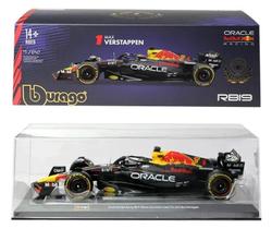 Miniatura F1 Red Bull Rb19 2023 Max Verstappen 1/24 Bburago Preto