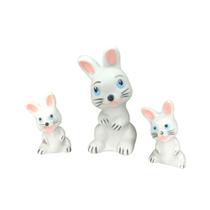 Miniatura Familia de Coelho em Pé Porcelana Feliz Pascoa - Decore Casa Miniatura Familia de Coelho em Pé Porcelana Feliz Pascoa - Decore Casa