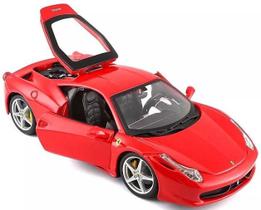 Miniatura Ferrari 458 Italia Vermelha Burago 1/24