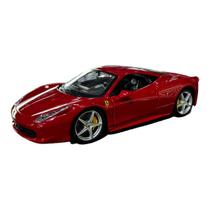 Miniatura Ferrari 458 Itália Vermelho Burago 1:24