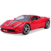 Miniatura Ferrari 458 Speciale 1/18 Race E Play Vermelha Bburago 16002 Miniatura Ferrari 458 Speciale 1/18 Race E Play Vermelha Bburago 16002