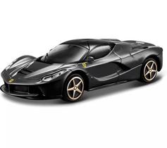Miniatura Ferrari Die-Cast Vehicle 1/43 Race e Play Laferrari Preto Bburago 36001