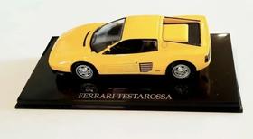 Miniatura Ferrari Testarossa 1:43 Ixo Amarelo