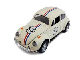 Miniatura Ferro Fusquinha Filme Fusca Herbie 53 Brinquedo