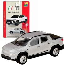 Miniatura Fiat Strada 1:64 Cks Pneus Borracha Colecionavel Picape Caminhonete