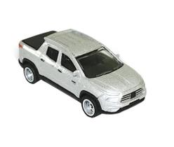 Miniatura Fiat Toro 1/64 carrinho de metal pneus de borracha de colecionador para presente Miniatura Fiat Toro 1/64 carrinho de metal pneus de borracha de colecionador para presente