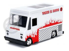 Miniatura Food Truck Taco Branco Movie Deadpool Jada 1/32