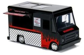 Miniatura Foodtruck Deadpool Taco Truck - Marvel - Metals Die Cast - Preto - 1:32 - Jada Toys