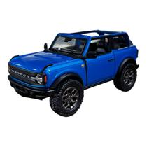 Miniatura Ford Bronco Azul Teto aberto Metal 1:34 - Kinsmart