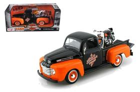 Miniatura Ford f-1 pick UP Harley Davidson 1958 1:24 maisto Miniatura Ford f-1 pick UP Harley Davidson 1958 1:24 maisto