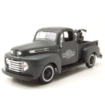 Miniatura Ford F-1 Pickup + Wla Flathead Grafite Maisto 1/24 Miniatura Ford F-1 Pickup + Wla Flathead Grafite Maisto 1/24