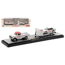 Miniatura Ford F-100 + Ford Mustang 1990 1/64 M2machines