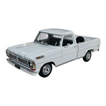 Miniatura Ford F100 1974 Branco Metal California 1:24 Miniatura Ford F100 1974 Branco Metal California 1:24