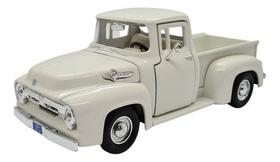 Miniatura Ford F100 Pickup 1955/56 Branco Metal 1:24