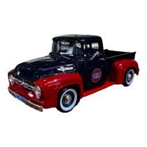 Miniatura Ford F100 Pickup 1955/56 Gulf Metal 1:24 Miniatura Ford F100 Pickup 1955/56 Gulf Metal 1:24