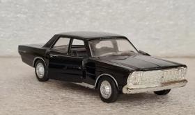 Miniatura Ford Galaxie 500 1:32 Jornal Extra Preto Miniatura Ford Galaxie 500 1:32 Jornal Extra Preto