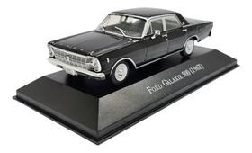 Miniatura Ford Galaxie 500 1967 Preto Inesquecíveis 1:43