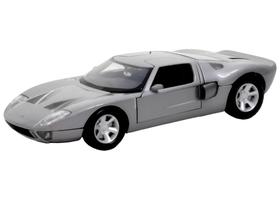 Miniatura Ford GT Concept - cinza - 1/24 - Motormax 73297-H Miniatura Ford GT Concept - cinza - 1/24 - Motormax 73297-H