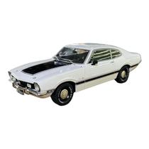 Miniatura Ford Maverick Gt 302-v8 1974 Branco Metal 1:24